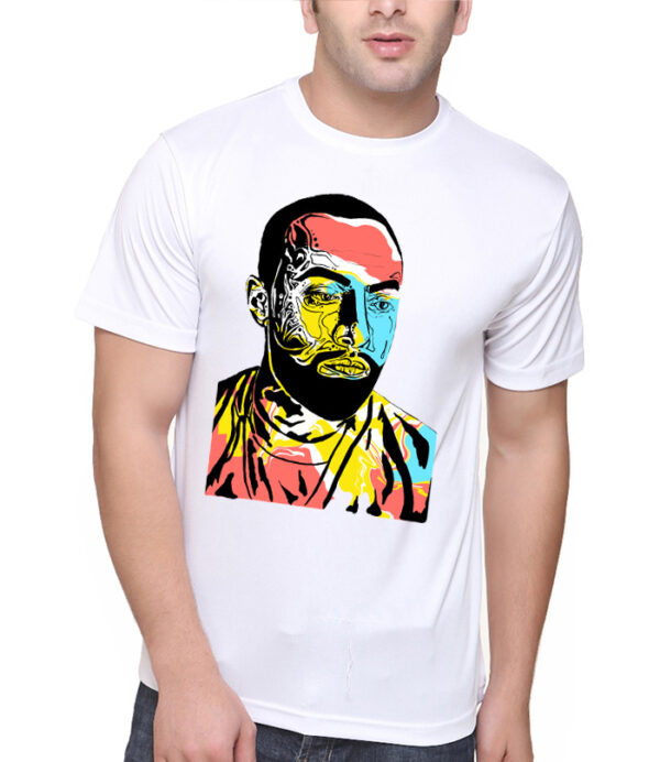 Mac Miller Half Sleeve White T-Shirt