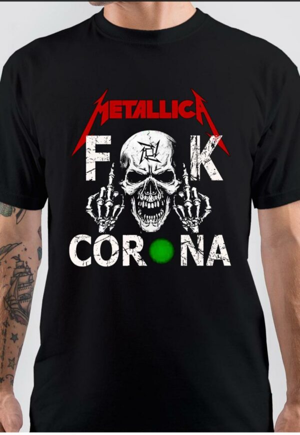 Metallica Skull Fuck Corona T-Shirt