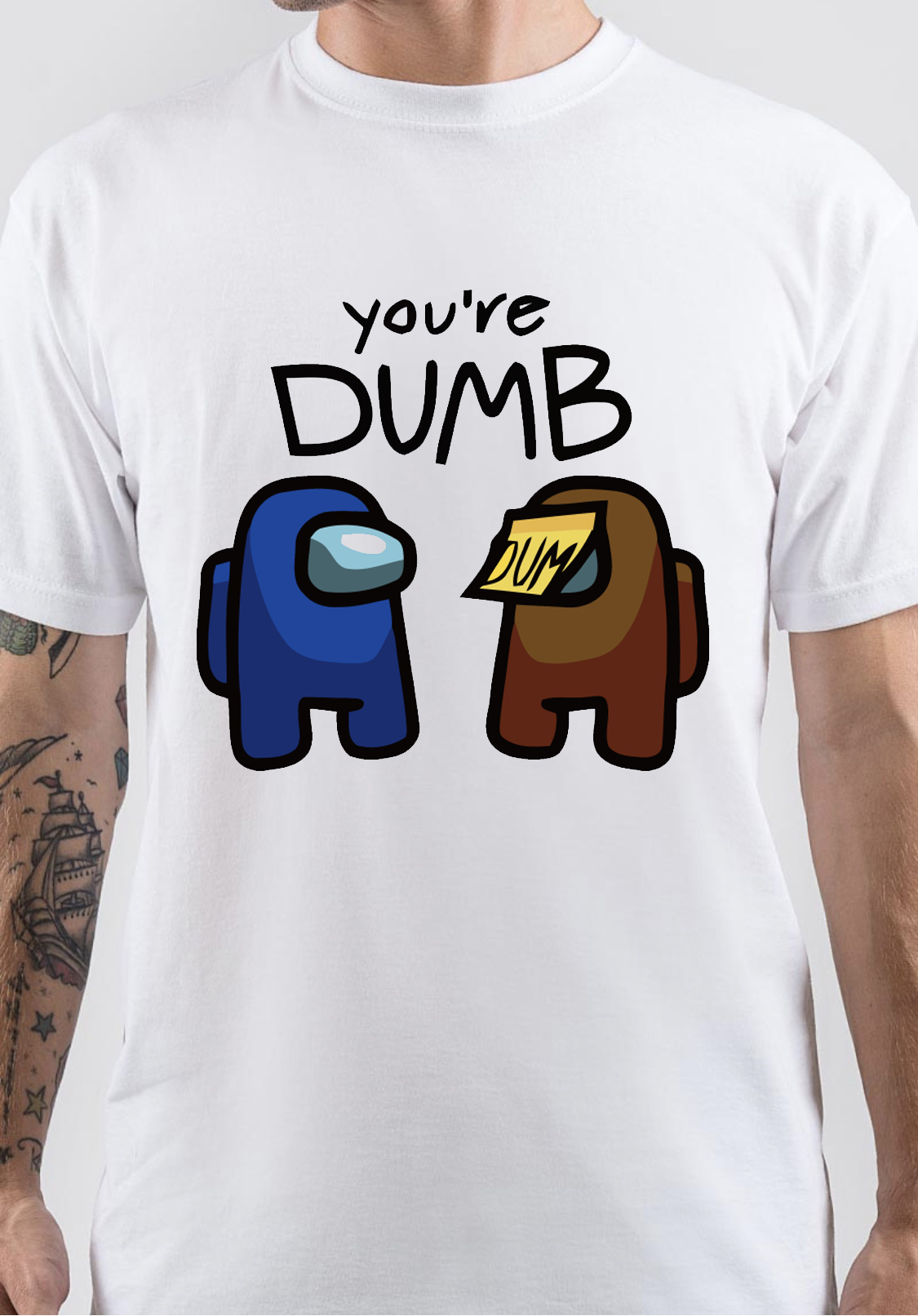 among-us-game-funny-you-re-dumb-t-shirt-supreme-shirts