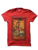 Uncharted Nathan Drake Red T-Shirt