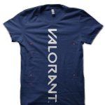 valorant navy blue t-shirt