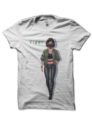 valorant viper white T-shirt 1