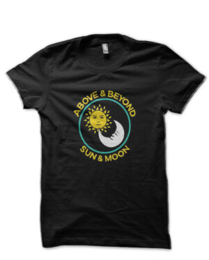 Above And Beyond Sun And Moon Black T-Shirt