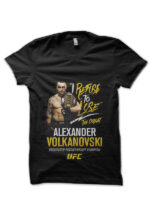 Alexander Volkanovski Black T-Shirt