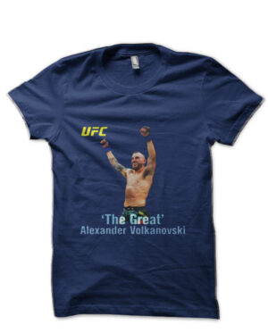 Alexander Volkanovski Navy Blue T-Shirt