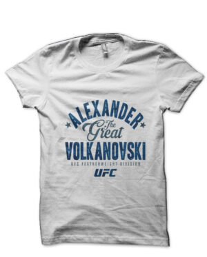 Alexander Volkanovski White T-Shirt