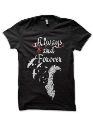 Always And Forever Black T-Shirt
