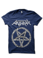 Anthrax Navy Blue T-Shirt