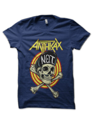 Anthrax Navy Blue T-Shirt