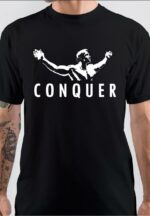 Arnold Schwarzenegger Conquer Black T-Shirt