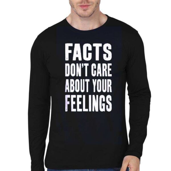 Ben Shapiro Facts Don’t Care About Your Feelings Black T-Shirt