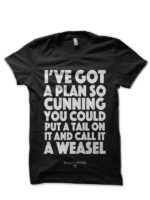 Blackadder Quote Black T-Shirt