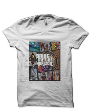 Bring Me The Horizon GTA Style White T-Shirt