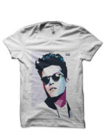 Bruno Mars White T-Shirt