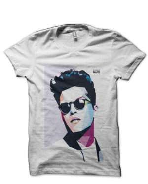 Bruno Mars White T-Shirt