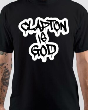Clapton is God Black T-Shirt