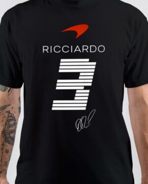 Daniel Ricciardo Black T-Shirt