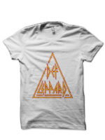 Def Leppard White T-Shirt