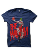 Dennis Rodman Nvay Blue T-Shirt