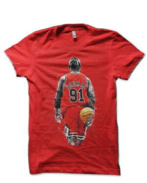 Dennis Rodman Red T-Shirt