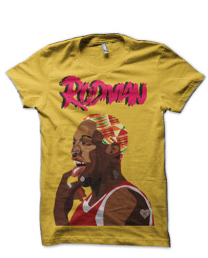 Dennis Rodman Yellow T-Shirt