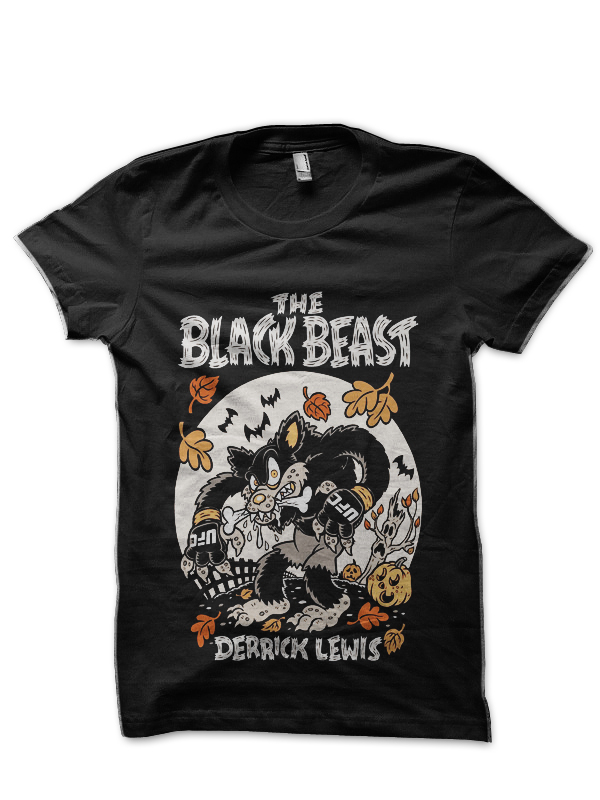 Derrick Lewis Black T-Shirt