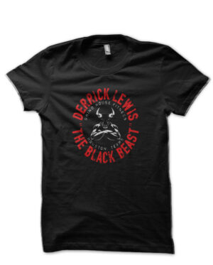 Derrick Lewis Black T-Shirt