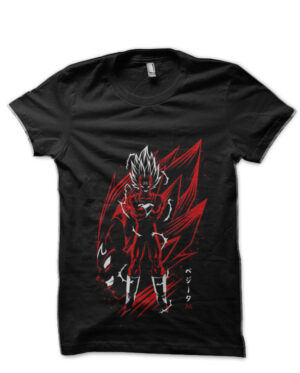 Dragon Ball Z Majin Vegeta Black T-Shirt