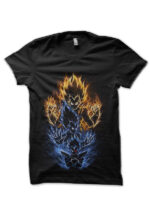 Dragon Ball Z Vegeta Black T-Shirt