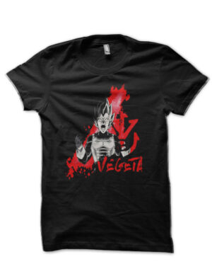 Dragon Ball Z Vegeta Black T-Shirt