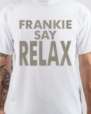 Frankie Say Relax Friends White T-Shirt