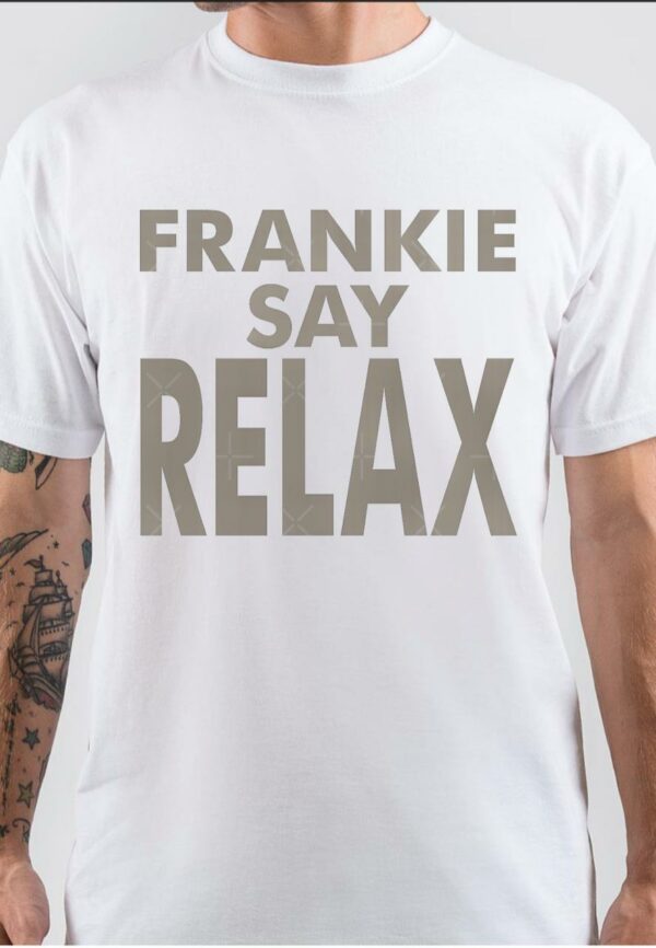 Frankie Say Relax Friends White T-Shirt