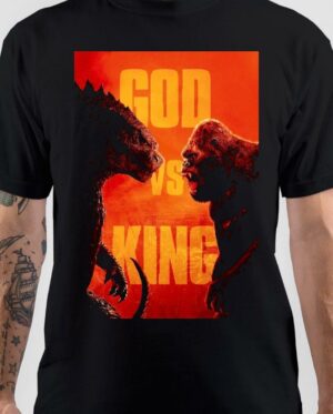 Godzilla Vs King Kong Black T-Shirt