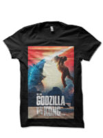 Godzilla Vs Kong Black T-Shirt