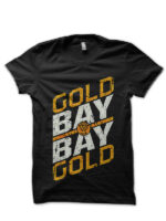 Gold Bay Bay Gold Adam Cole Black T-Shirt