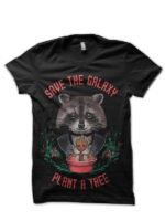 Guardians Of The Galaxy Black T-Shirt