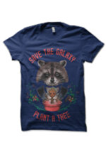 Guardians Of The Galaxy Navy Blue T-Shirt