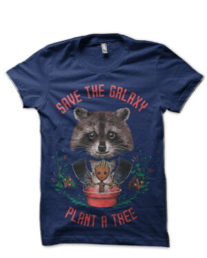 Guardians Of The Galaxy Navy Blue T-Shirt