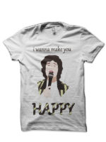 Happy The Kooks White T-Shirt