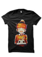 Inazuma Eleven Black T-Shirt