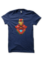 Iron man Navy Blue T-Shirt