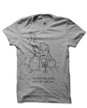 Joni Mitchell Grey T-Shirt