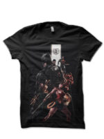 Justice League Black T-Shirt