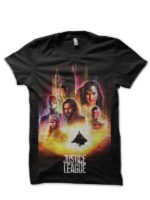 Justice League Black T-Shirt