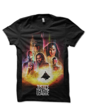 Justice League Black T-Shirt