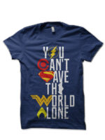 Justice League Navy Blue T-Shirt