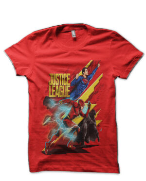 Justice League Red T-Shirt