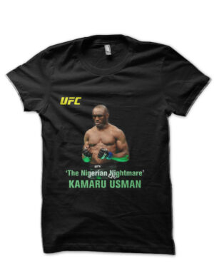 Kamaru Usman Black T-Shirt