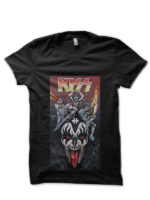 Kiss Band Black T-Shirt