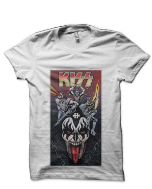 Kiss Band White T-Shirt